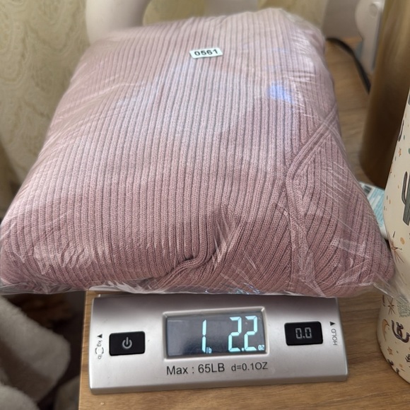 By Anthropologie Twofer Faux-Wrap Sweater Ballet Coquette Romantic Mauve - Picture 10 of 10